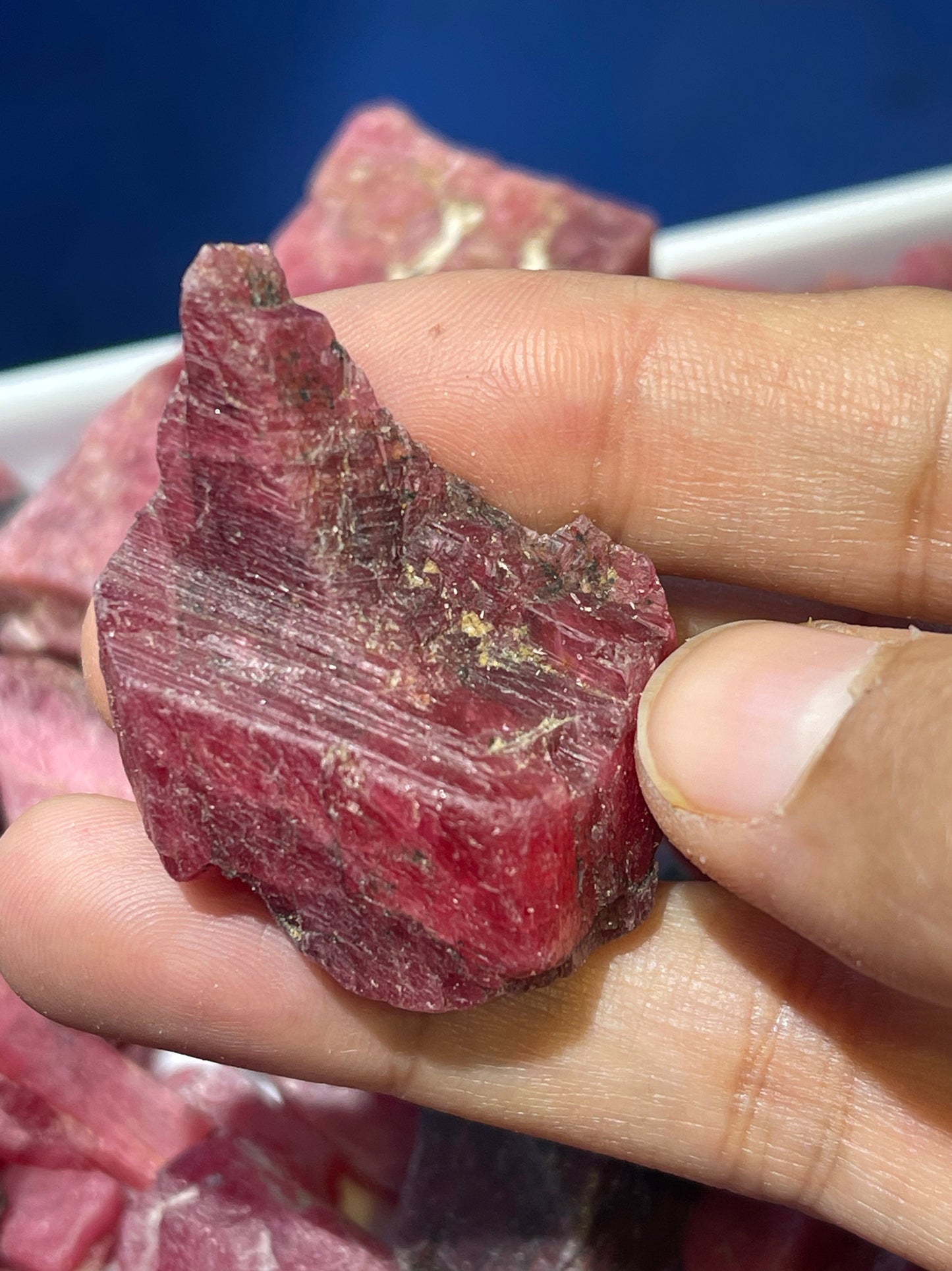 Indulge in the Splendor of Natural Rhodonite Crystals - Order Today!