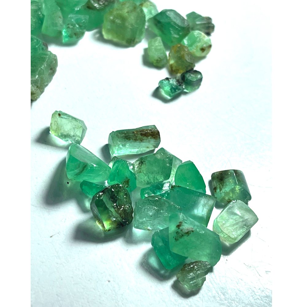 Raw Chitral Emeralds for Sale - Embrace the Elegance of Green Gems