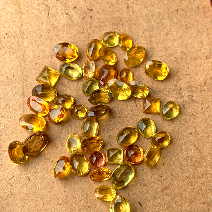 24.65carats Yellow Sapphires | Loose Gemstones