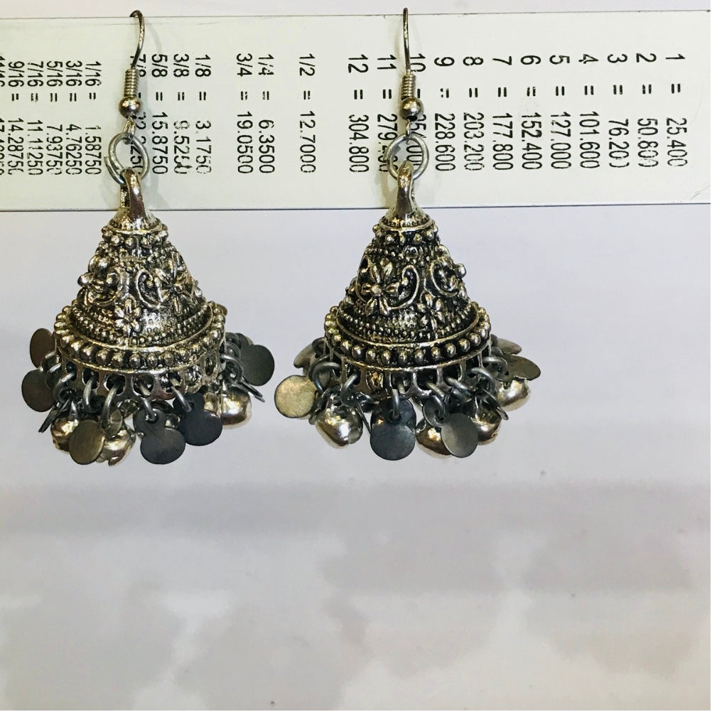 Buy JEWELZ Womens Unique Silver Metal Earrings | Shoppers Stop