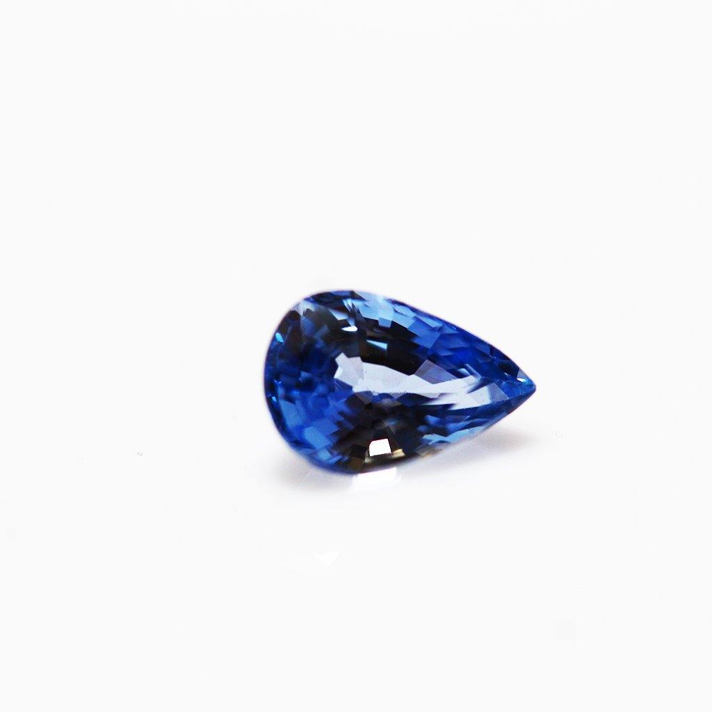 Natural ceylon Blue Sapphire pear shape Gemstone