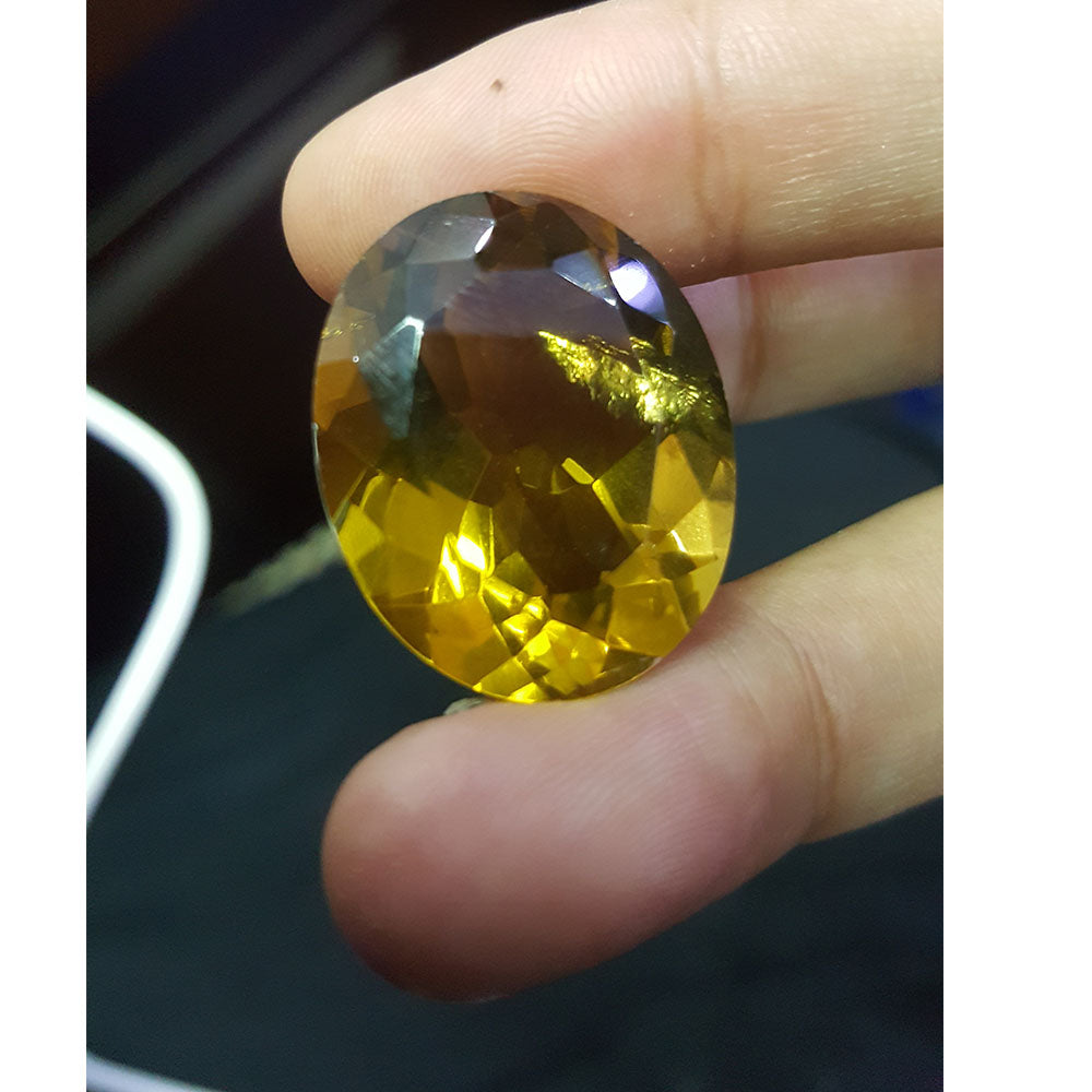 Faceted Smoky Citrine