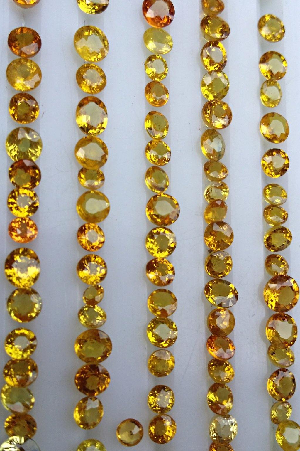 Yellow Sapphire gemstones, Corundum