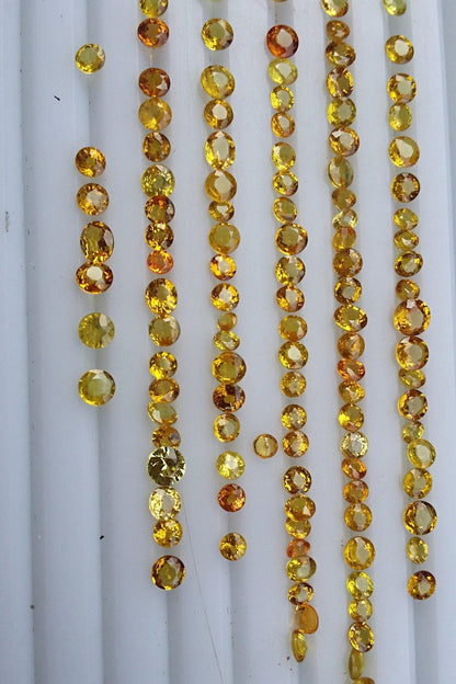 32ct Yellow Sapphire Gemstones for Sale - Folkmarketgems