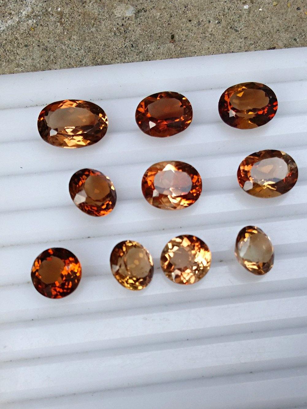 Brown Topaz Gemstones for Jewelry Settings