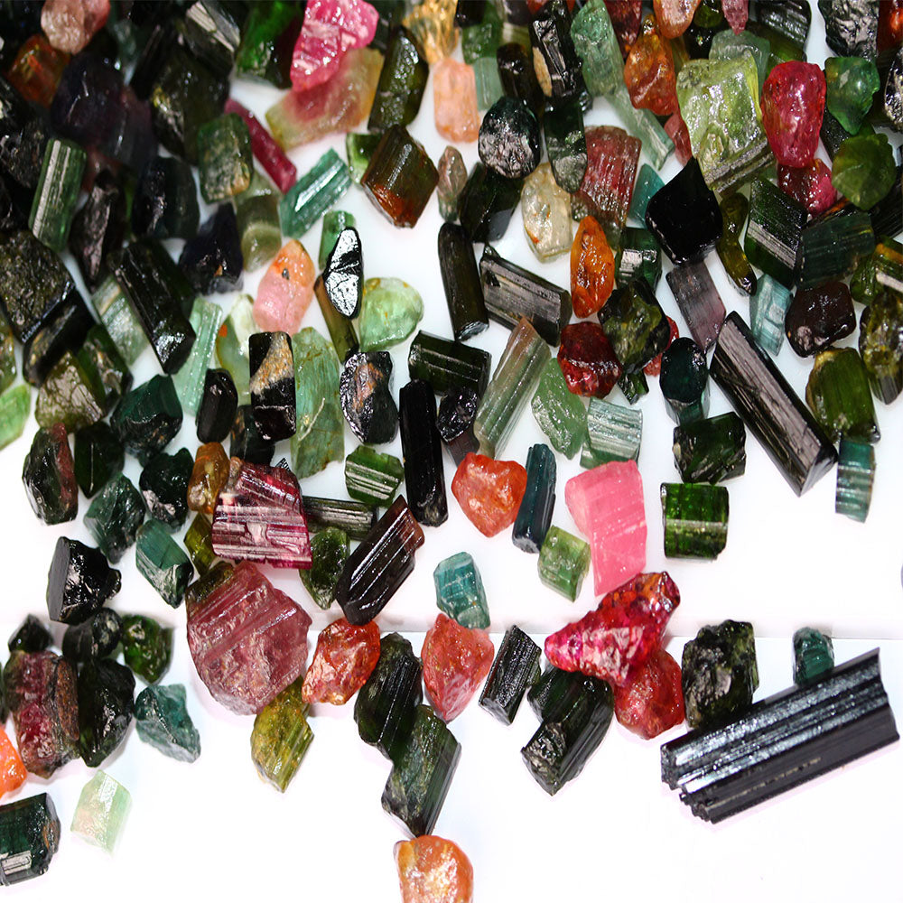 Rough Black Tourmaline Crystals for Sale