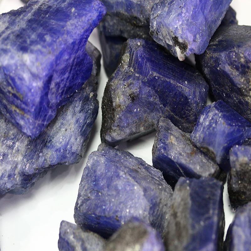 Rough Tanzanite Crystals