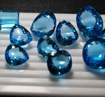 natural big sizes blue topaz gemstones for sale