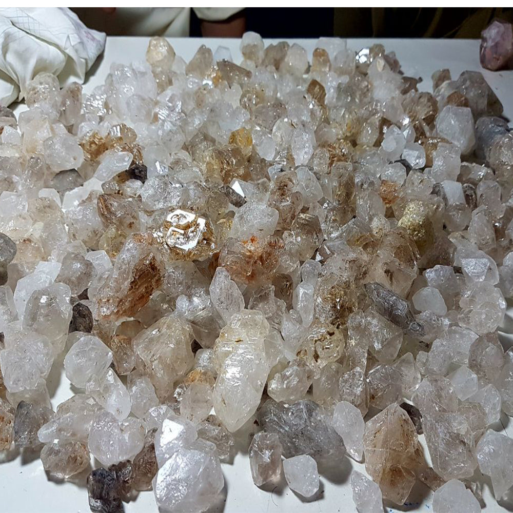 Window Quartz Crystals - Elestial quartz