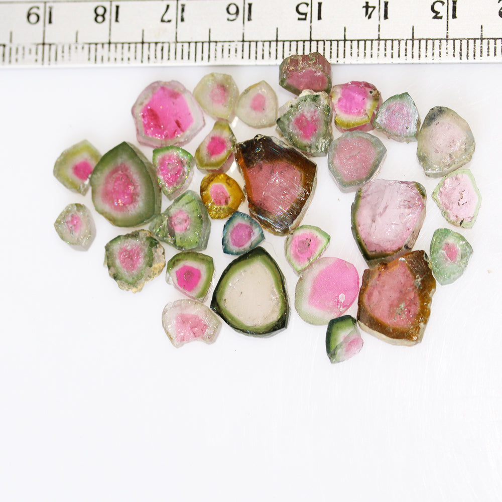 Water Melon Tourmaline Slices for Sale